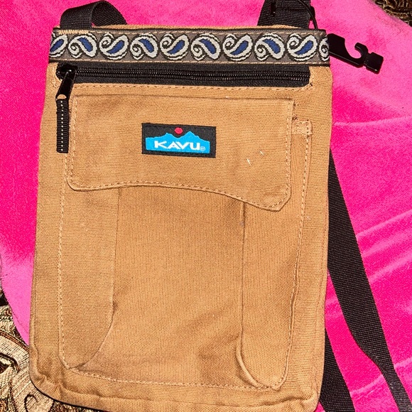 NWT KAVU brown crossbody - Picture 1 of 4